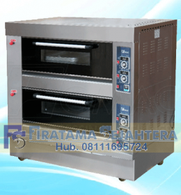 Mesin Oven Roti 2 Deck 6 Trays Pemanggang Roti BOV-ARF60H (2D6T) FOMAC