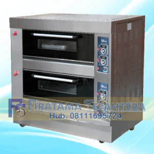 Mesin Oven Roti 2 Deck 6 Trays Pemanggang Roti BOV-ARF60H (2D6T) FOMAC