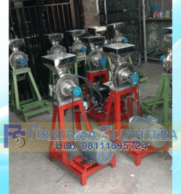 Mesin Penepung Jagung Disk mill DSS 23 Stainless Steel Giling Tepung Jagung + Mesin Bensin GX 160 (5,5 HP) Honda