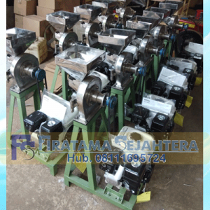 Mesin Penepung Jagung Disk mill DSS 40 Stainless Steel Giling Tepung Jagung Tanpa Penggerak