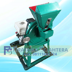 Mesin Penepung Jagung - Disk mill Mesin Bensin GX 160 (5,5 HP) Biasa