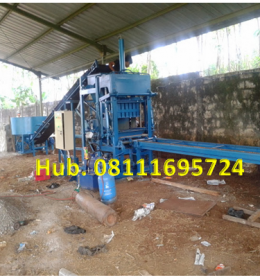 Mesin Cetak Batako dan Paving Block Hidrolik Semi Otomatis