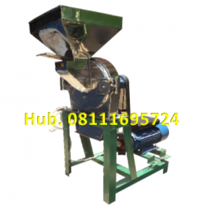 Mesin Penepung Sagu Disk mill DSS 40 Stainless Steel Giling Tepung Sagu + Mesin Diesel 12 PK