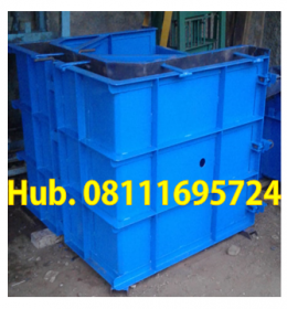Cetakan Uditch Beton - Cetakan U-ditch Beton 60 x 60 x Panjang 100 cm Box Culvert
