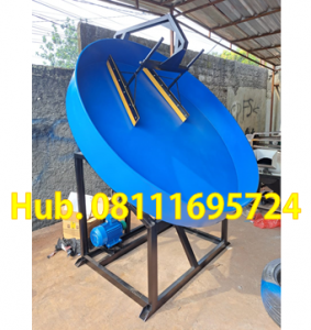 Mesin Granulator Kompos Diameter Pan 180 cm Kapasitas 300-450 kg per jam
