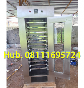 Mesin Oven Pengering Gula Semut - 1 Pintu (Stainless) Pengering Nira Controler Digital
