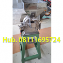 Mesin Penepung Gula Semut Disk mill DSS 15 Stainless Steel Giling Tepung Sagu + Penggerak Mesin Eletro Motor 1 Hp, 750Watt