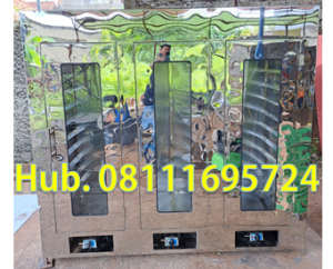 Oven Pengering - Mesin Pengering 3 Pintu 30 Rak (Material Stainless Steel)
