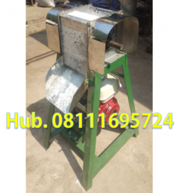 Mesin Pemarut Sagu - Cacahan Sagu Kecil-Kecil