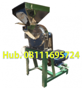 Mesin Penepung Jagung Disk mill DSS 40 Stainless Steel Giling Tepung Jagung + Mesin Diesel 12 PK