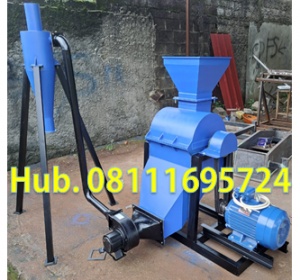 Mesin Penepung Jagung - Mesin Hammer Mill Besi Dengan Cyclone