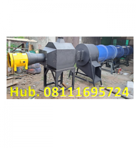 Mesin Pengering Rotaty Sagu - Mesin Pengering Sagu Type Rotari Pemanas Kayu Bakar