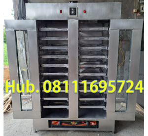 Mesin Pengering Sagu - Mesin Pengering Stainless Steel 2 Pintu untuk Sagu