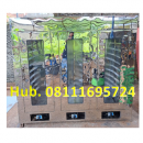 Oven Pengering Sagu - Mesin Pengering 3 Pintu 30 Rak (Material Stainless Steel) 1