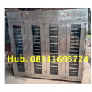 Oven Pengering Sagu - Mesin Pengering 60 Rak (Material Stainless Steel) Untuk Sagu
