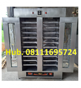 Mesin Pengering Singkong - Mesin Pengering Stainless Steel 2 Pintu untuk Singkong