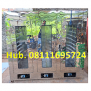 Oven Pengering Singkong - Mesin Pengering 3 Pintu 30 Rak Singkong (Material Stainless Steel)
