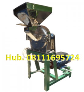 Mesin Penepung Jagung Disk mill DSS 40 Stainless Steel Giling Tepung Jagung + Mesin Diesel 12 PK