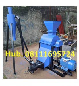 Mesin Penepung Jagung - Mesin Hammer Mill Besi Dengan Cyclone