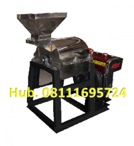 Mesin Penepung Jagung - Mesin Hammer Mill Stainless Steel (Material Kontak Produk)