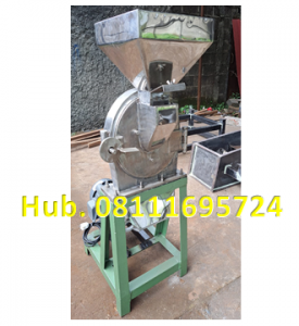 Mesin Penepung Rumput Laut Disk mill DSS 23 Stainless Steel Giling Rumput Laut
